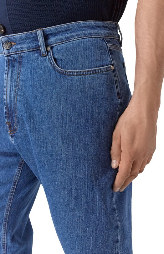 Джинсы Wide fit Zilli JPJ056M010340005F_68 Синий  JPJ056M010340005F_68 Фото 5