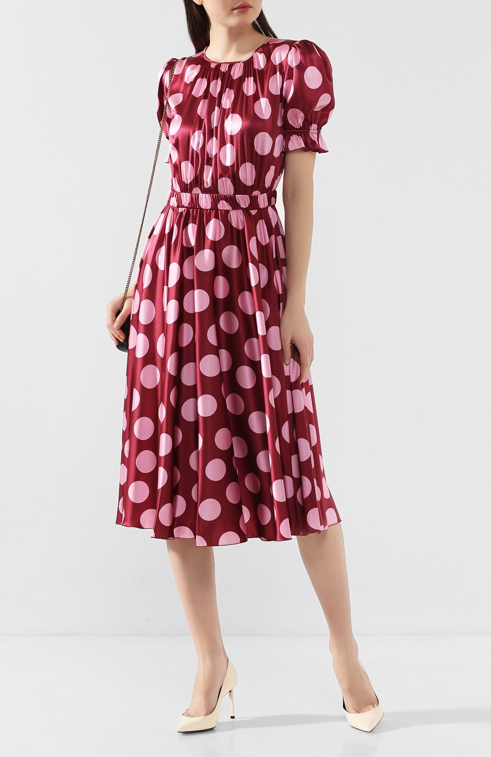 Шелковое платье DOLCE & GABBANA, арт. F6H9FT/FSAZF, фото 2