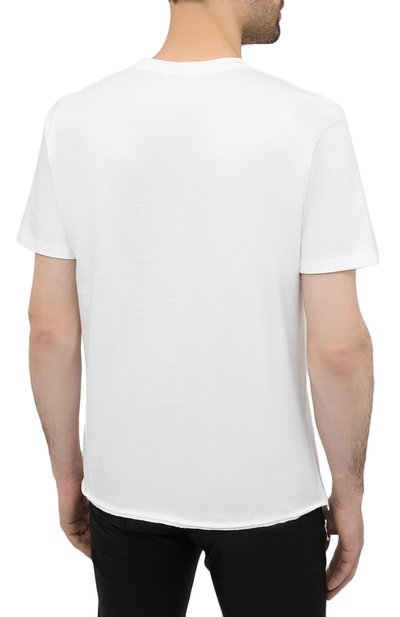 Хлопковая футболка  SAINT LAURENT, арт. 632713/YBWG2, фото 4