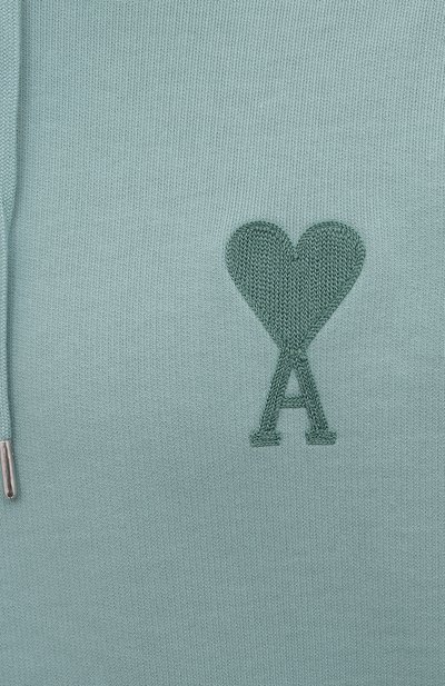 Хлопковое худи AMI, арт. E21HJ058.747, фото 5