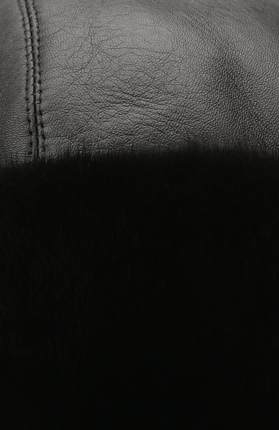 Норковая шапка-ушанка мишка FURLAND, арт. 0017102110080400000, фото 3