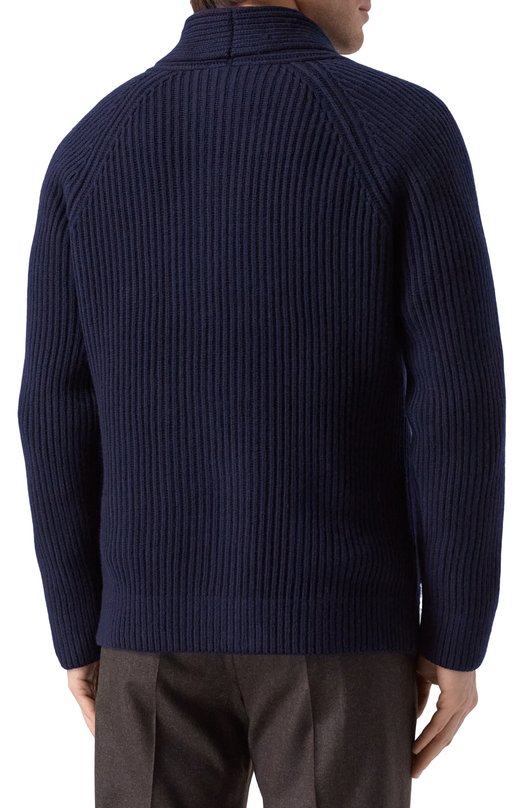 Шерстяной кардиган Gran Sasso 13183/25072 Синий  13183/25072 Фото 4