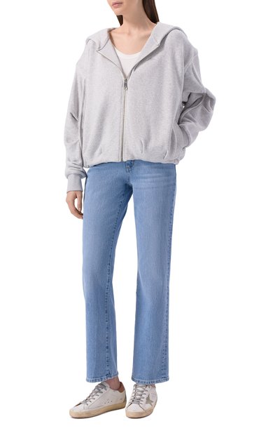 Хлопковая толстовка BOSS ORANGE серого цвета по цене 23350 руб., арт. 50554266, фото 2 Хлопковая толстовка BOSS ORANGE, арт. 50554266, фото 2