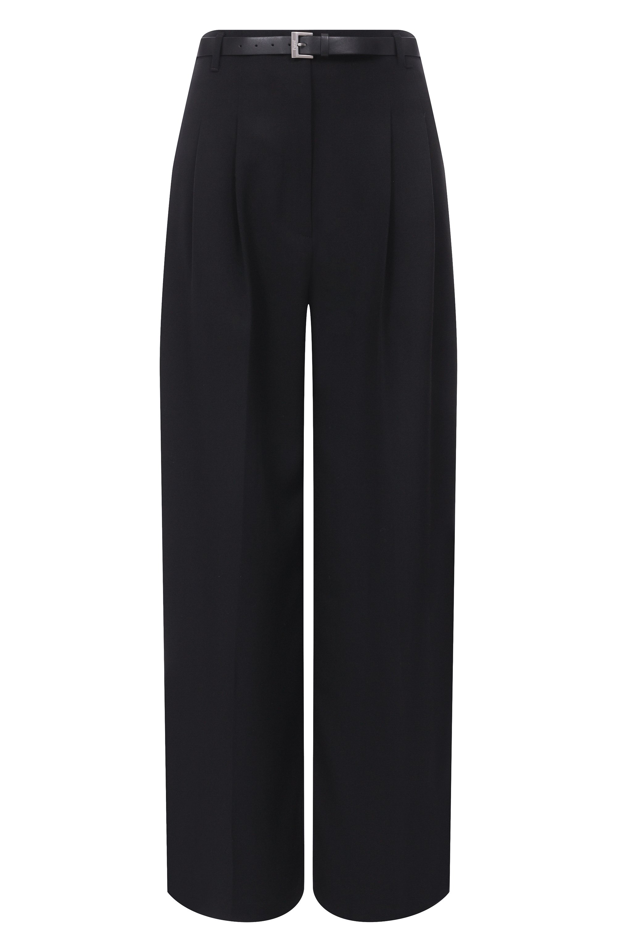 Шерстяные брюки JUUN.J черного цвета по цене 67300 руб., арт. JW5921W01, фото 1 Шерстяные брюки JUUN.J, арт. JW5921W01, фото 1