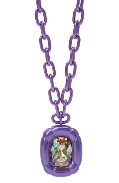 Подвеска на цепочке dulcis SWAROVSKI фиолетового цвета по цене 15500 руб., арт. 5610290, фото 3 Подвеска на цепочке dulcis SWAROVSKI, арт. 5610290, фото 3
