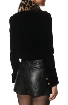 Куртка с меховым воротником SAINT LAURENT, арт. 680997/Y9E08, фото 1