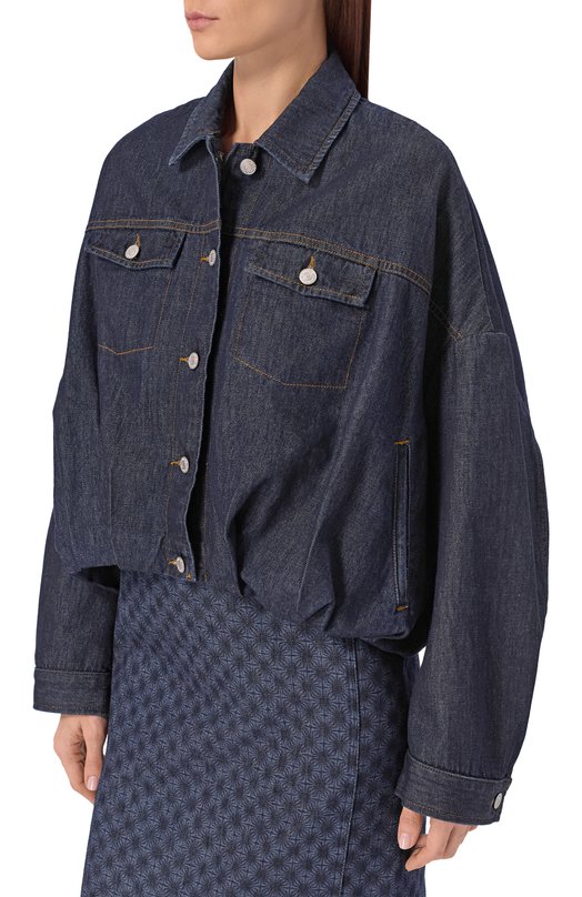 Джинсовая куртка Dries Van Noten 130515/3385 Синий  130515/3385 Фото 3