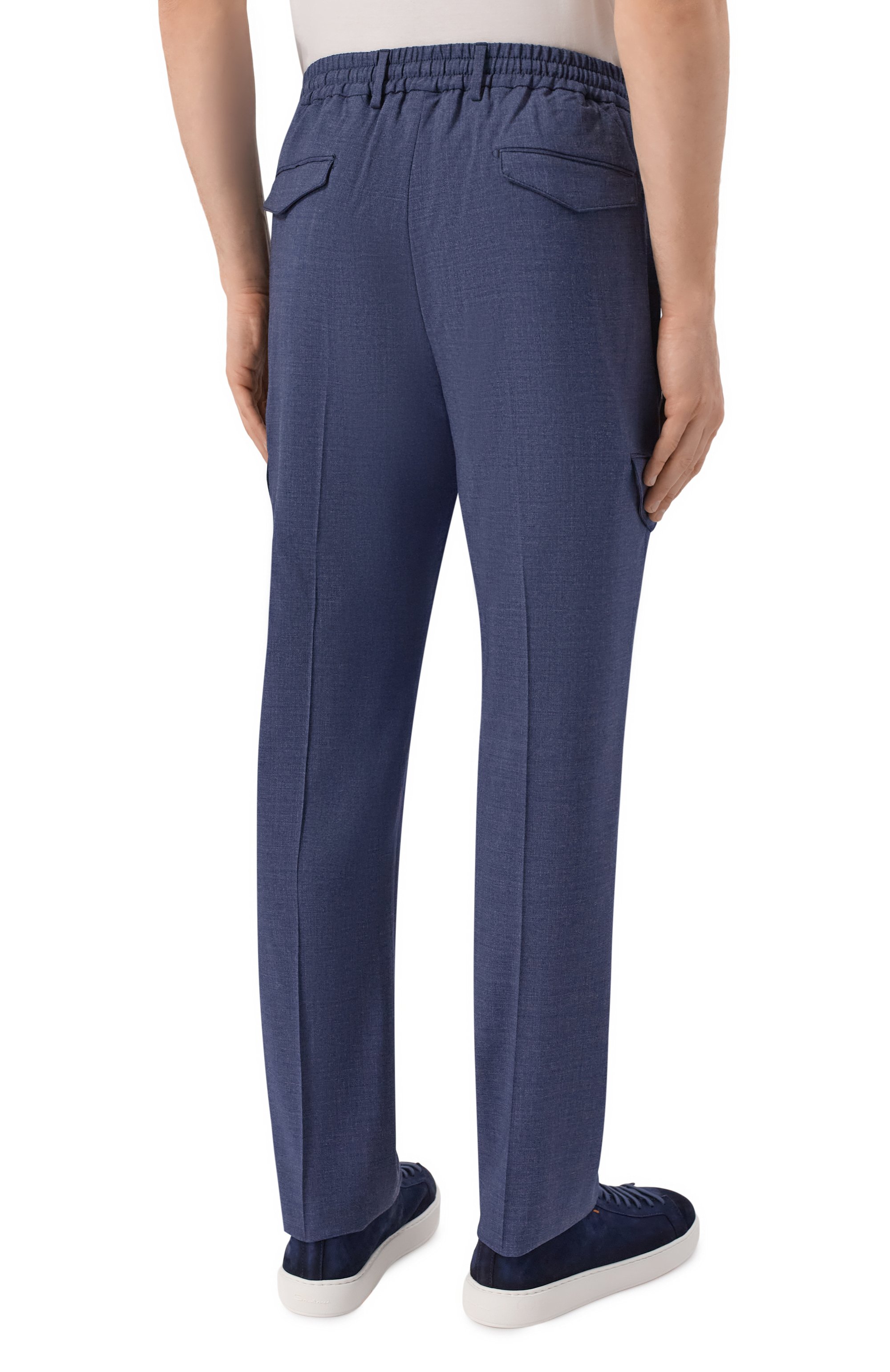 Брюки-карго из шерсти и вискозы BERWICH, арт. SUB25/ZG1350, фото 4