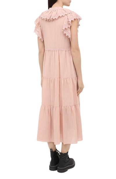 Хлопковое платье SEE BY CHLOÉ, арт. CHS20AR009020, фото 4