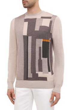 Джемпер из шерсти и шелка ZEGNA, арт. UVF99/110, фото 3