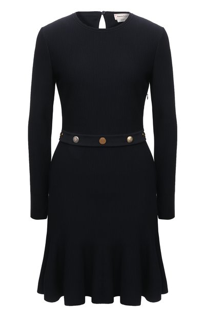 Женское платье из вискозы ALEXANDER MCQUEEN, арт. 688384/Q1AZ2