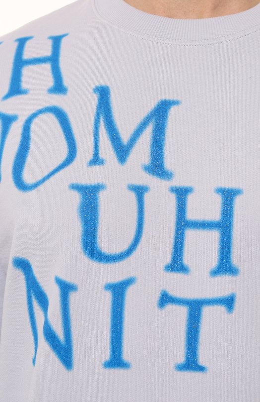 Хлопковый свитшот Ih Nom Uh Nit Голубой, фото 5