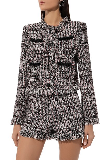 Твидовый жакет SELF-PORTRAIT, арт. PF24-110J-B, фото 3