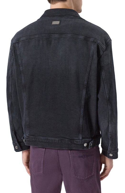 Джинсовая куртка Dolce & Gabbana G9NL5D/G8HW4 Чёрный  G9NL5D/G8HW4 Фото 4