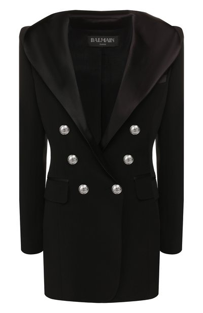 Женский жакет с капюшоном BALMAIN, арт. RF07589/207D