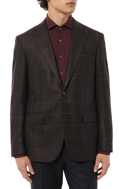 Шерстяной пиджак CORNELIANI, арт. 926008-3816317, фото 3