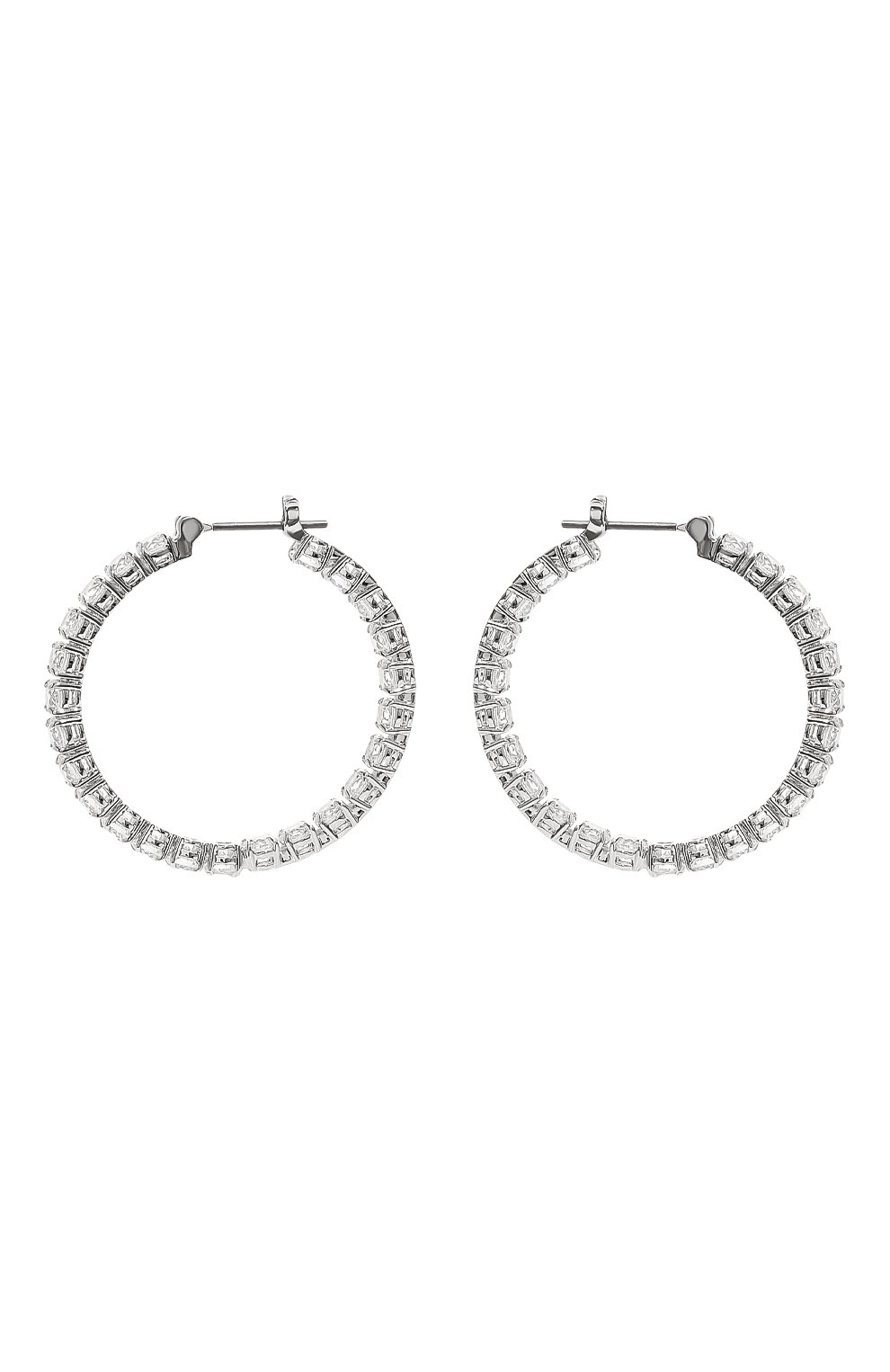 Серьги matrix SWAROVSKI серебряного цвета по цене 22500 руб., арт. 5647715, фото 1 Серьги matrix SWAROVSKI, арт. 5647715, фото 1
