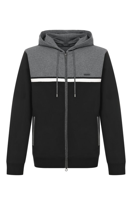 Хлопковая толстовка Stefano Ricci K101046FCR/T25350 Чёрный K101046FCR/T25350