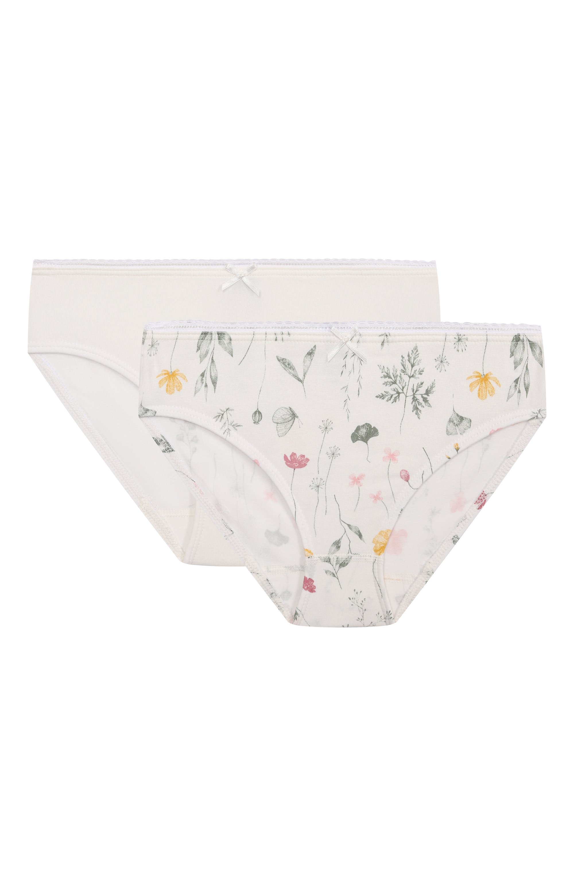 Комплект из двух трусов SANETTA молочного цвета по цене 4995 руб., арт. 349085, фото 1 Комплект из двух трусов SANETTA, арт. 349085, фото 1