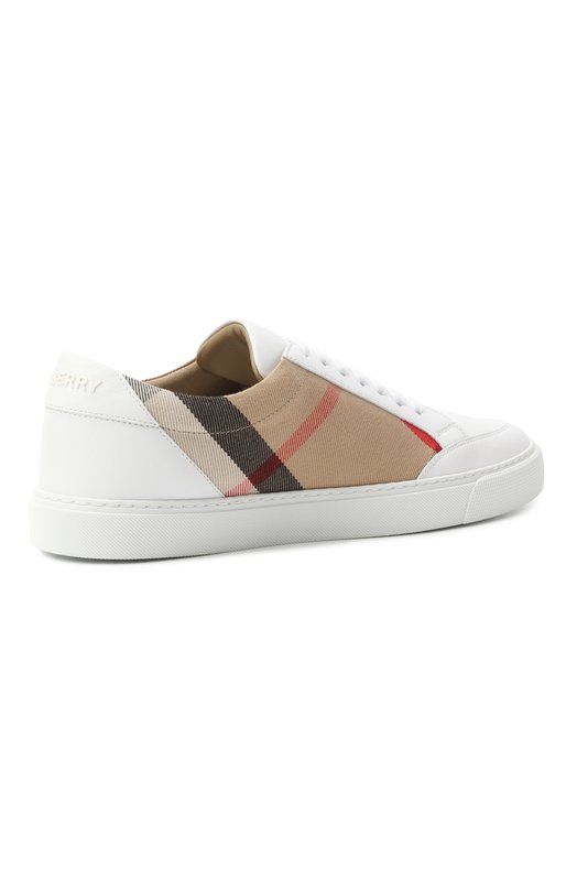 Комбинированные кеды Burberry 8056712 Бежевый  8056712 Фото 5