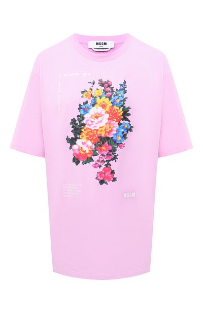 Женская хлопковая футболка MSGM, арт. 3041MDM161 217298