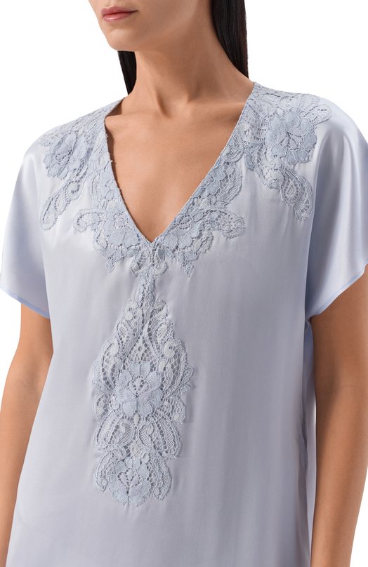 Шелковая сорочка Marjolaine 3BRA3003 Голубой  3BRA3003 Фото 4