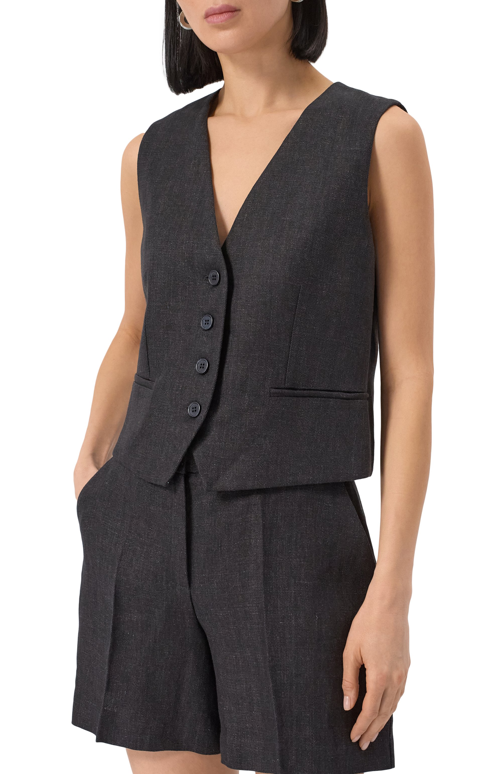 Льняной жилет P.A.R.O.S.H., арт. D410041, фото 3