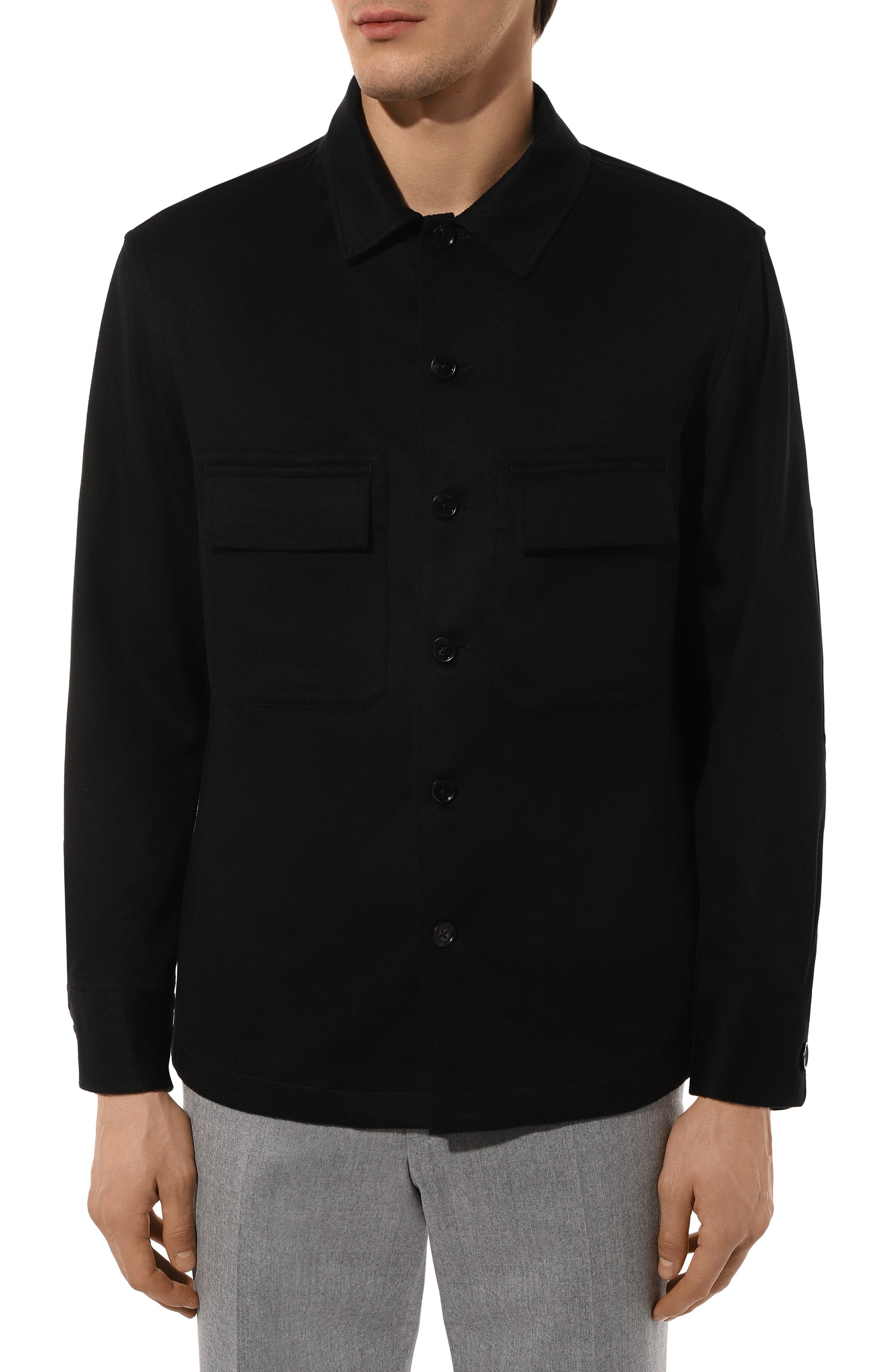 Кашемировая куртка-рубашка ZEGNA, арт. E8V46/S0T6B, фото 3