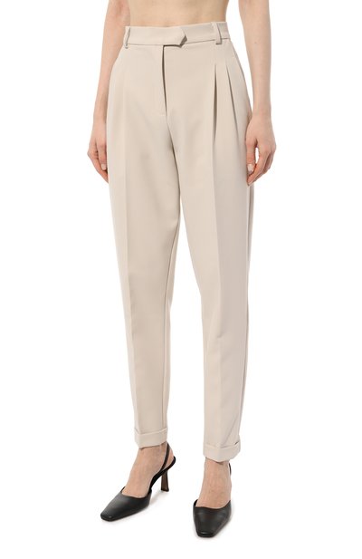 Брюки из вискозы SEVEN LAB кремового цвета по цене 17330 руб., арт. SPK1.01.700.127, фото 3 Брюки из вискозы SEVEN LAB, арт. SPK1.01.700.127, фото 3