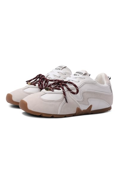 Женские кожаные кроссовки adored NAKED WOLFE, арт. AD0RED/SUEDE LEATHER
