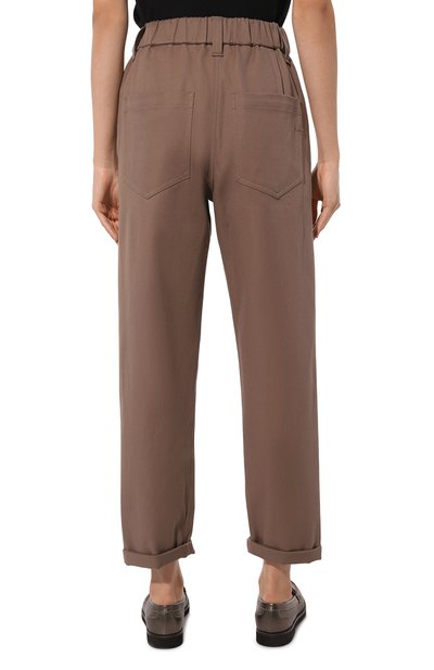 Хлопковые брюки BRUNELLO CUCINELLI, арт. MA126BP146, фото 4