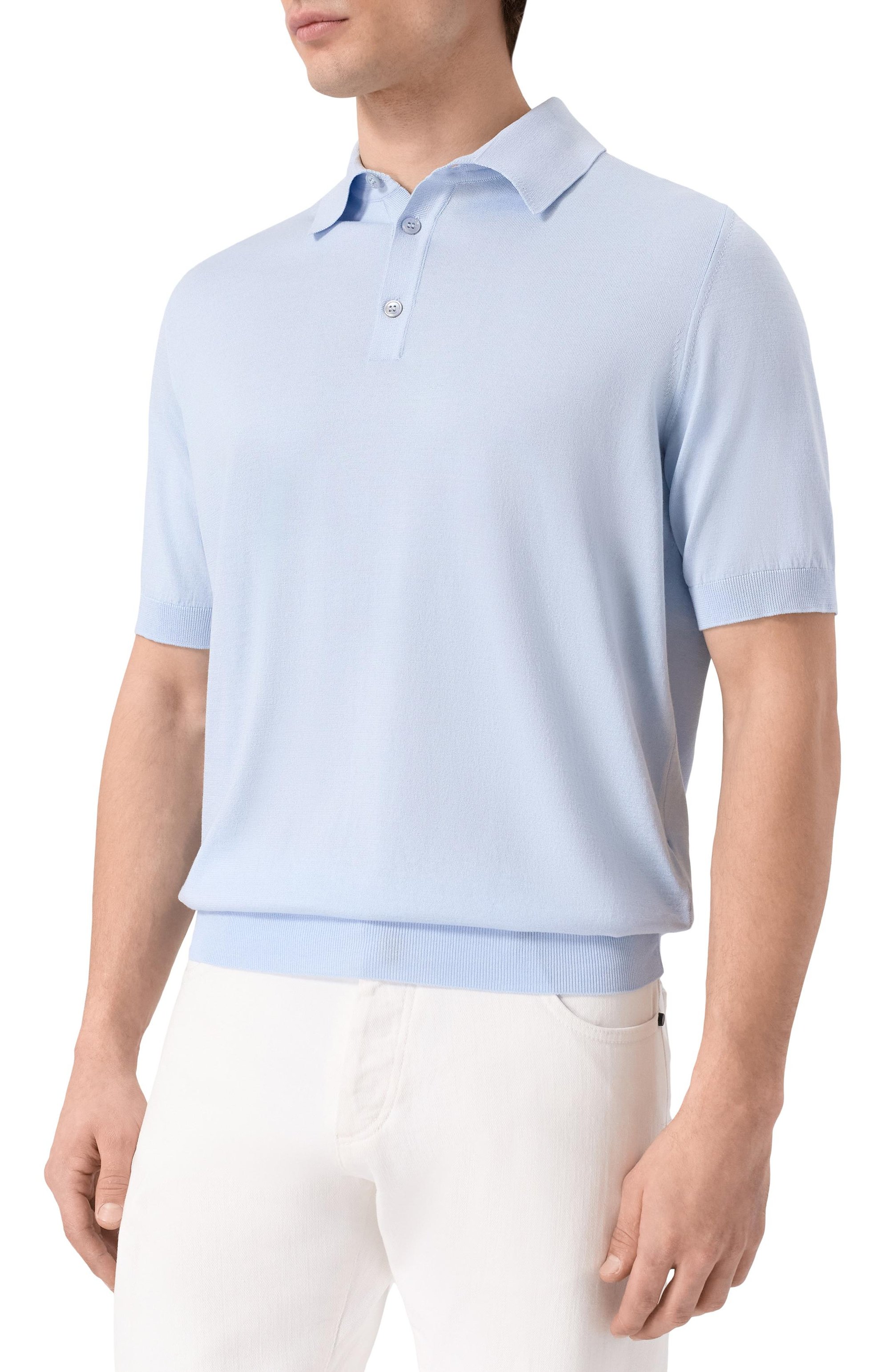 Поло и з хлопка и шелка MVST, арт. M26.CSM.K424/50% C0TT0N 50% SILK, фото 3