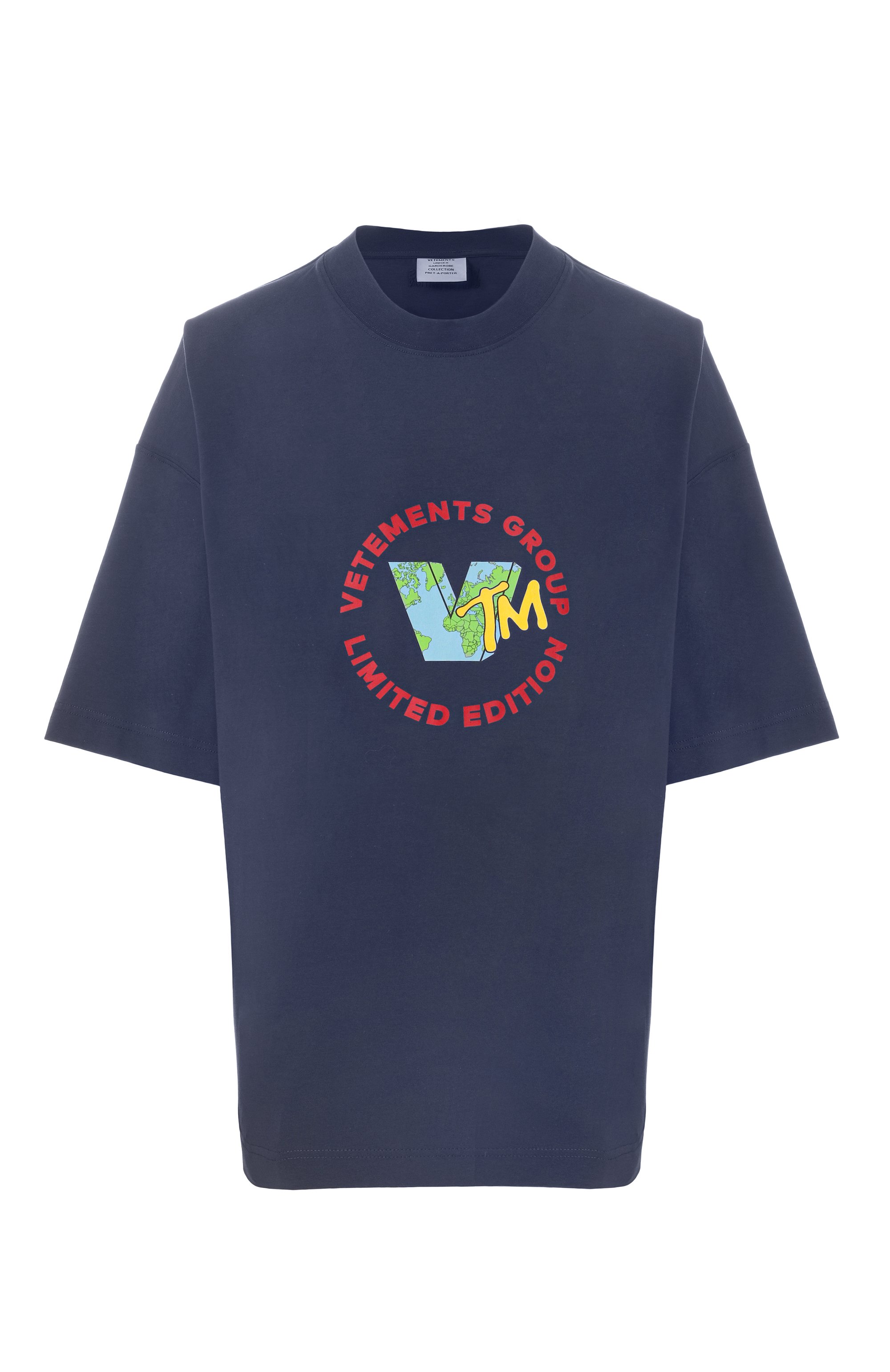 Хлопковая футболка VETEMENTS, арт. UA66TR715N, фото 1