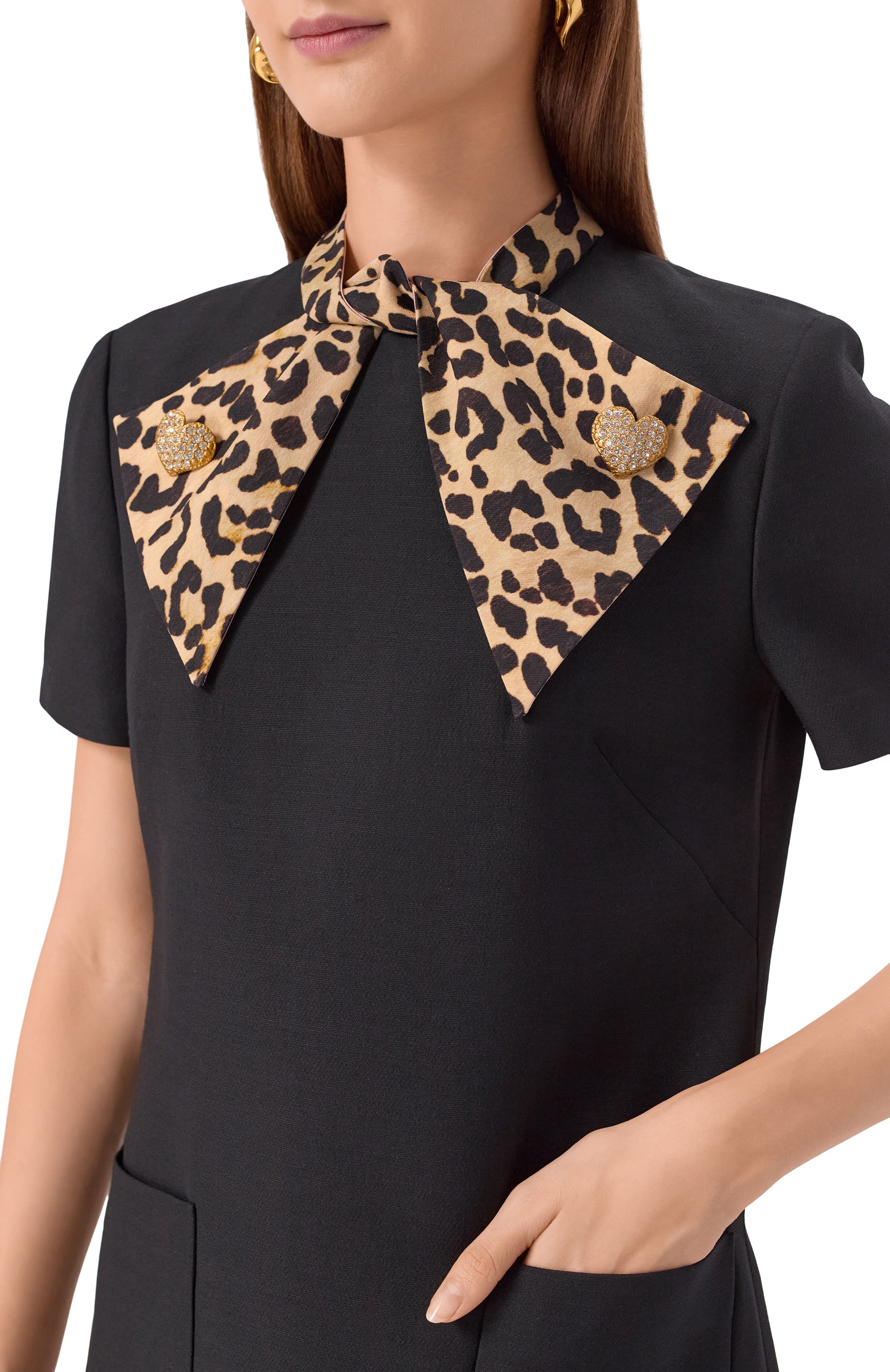 Платье из шерсти и шелка VALENTINO, арт. 7B3VAFH5/1CF, фото 5