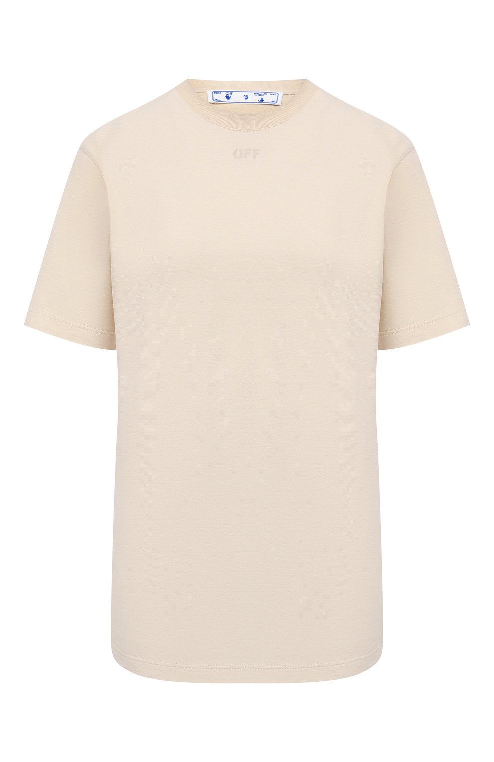 Хлопковая футболка OFF-WHITE, арт. 0WAA049R21JER010, фото 1