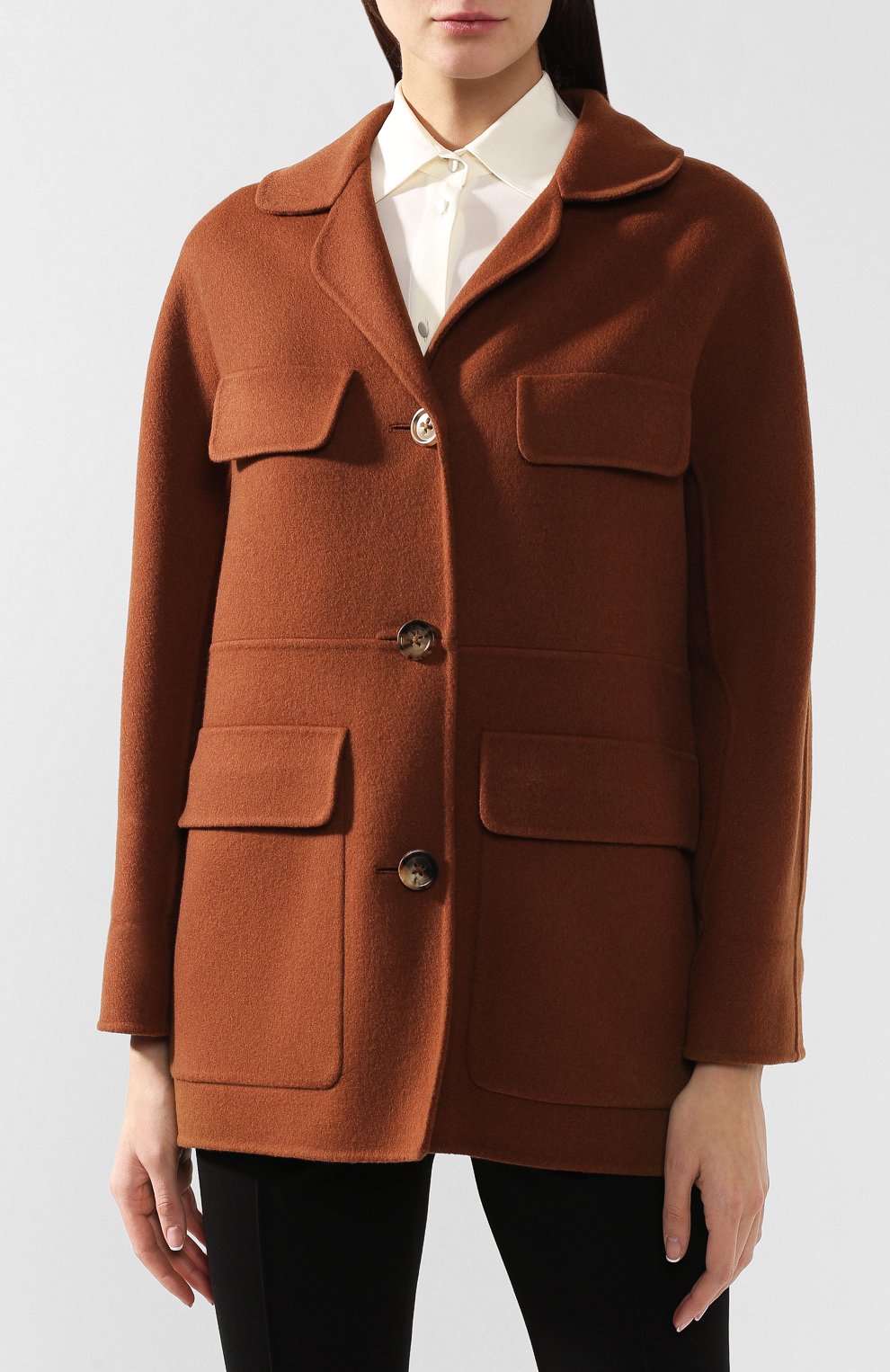 Кашемировое пальто BOTTEGA VENETA, арт. 538268/VD0D2, фото 3