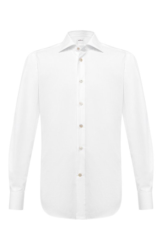 

Хлопковая рубашка Kiton, Белый
