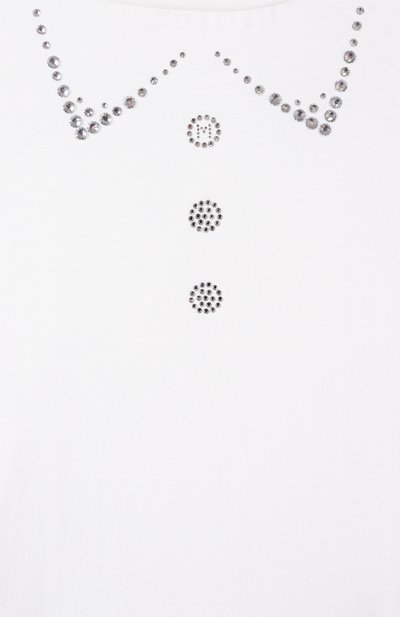 Хлопковая футболка MONNALISA, арт. 17E607, фото 3