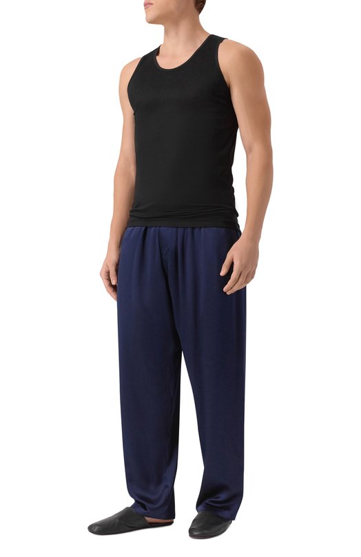 Хлопковая майка Zimmerli 286-1440 Чёрный  286-1440 Фото 2