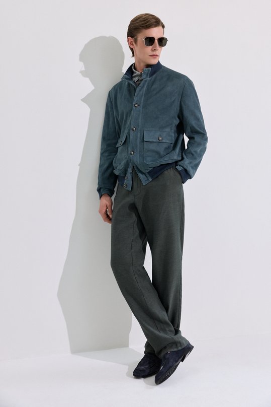 Брюки изо льна и шелка MVST M26.CSM.T405/TXAVI Зелёный  M26.CSM.T405/TXAVI Фото 6