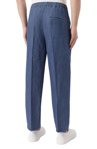 Брюки из хлопка и льна INLINUM, арт. PAJAMA/WESTERN, фото 4