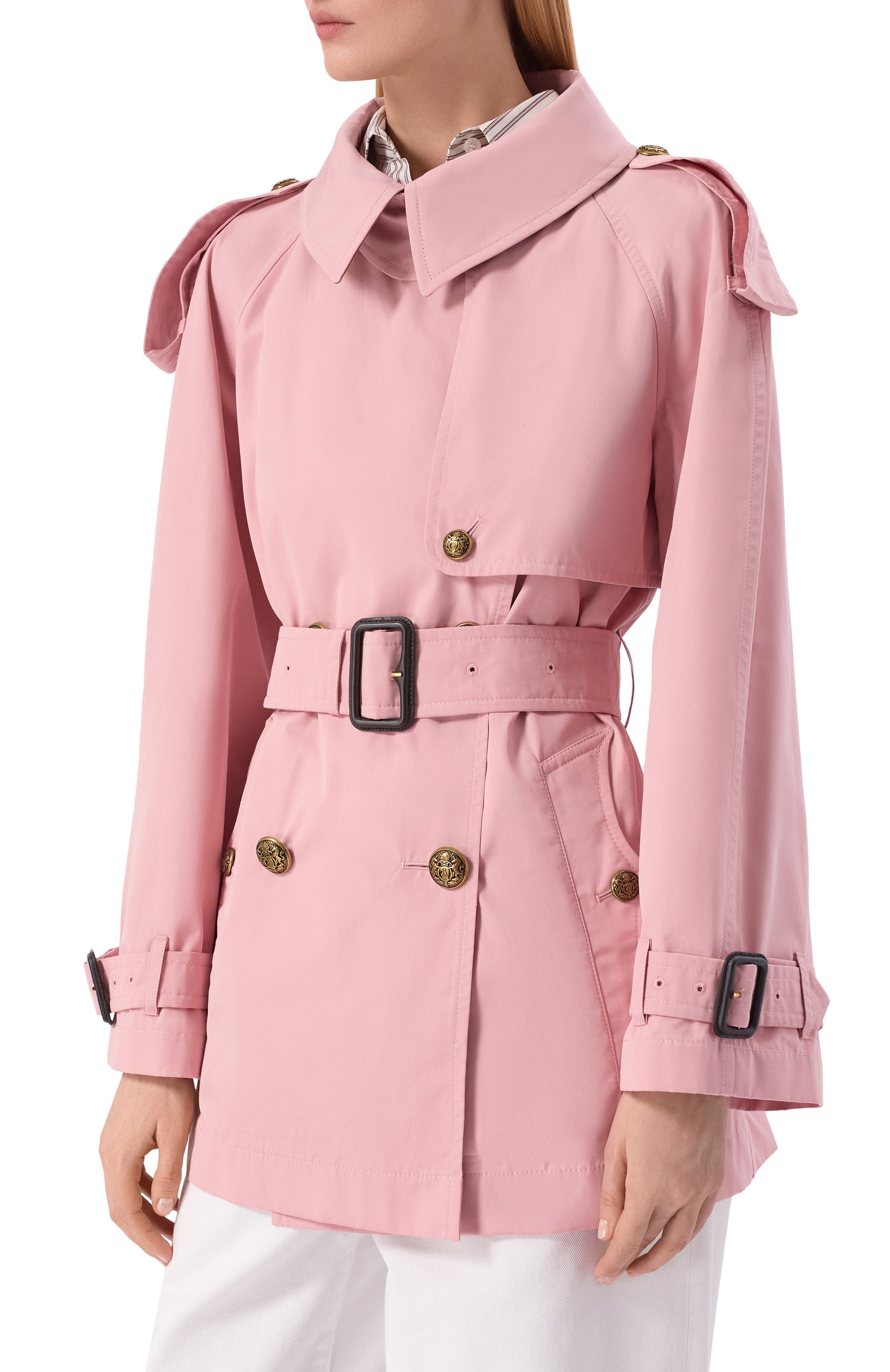 Хлопковый тренч BURBERRY, арт. 8118704, фото 3