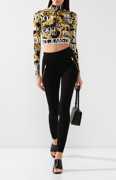 Топ VERSACE JEANS COUTURE разноцветного цвета по цене 14650 руб., арт. B2HUA718-UDP617/S0537, фото 2 Топ VERSACE JEANS COUTURE, арт. B2HUA718-UDP617/S0537, фото 2