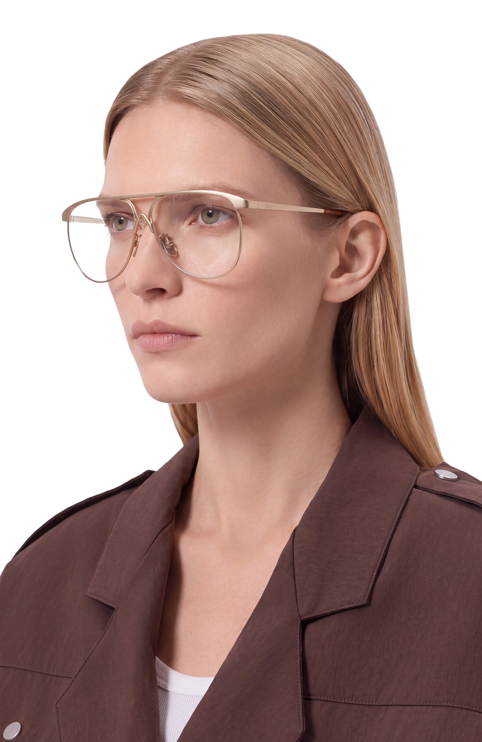 Оправа CELINE золотого цвета по цене 49950 руб., арт. CL50183U 032, фото 2 Оправа CELINE, арт. CL50183U 032, фото 2