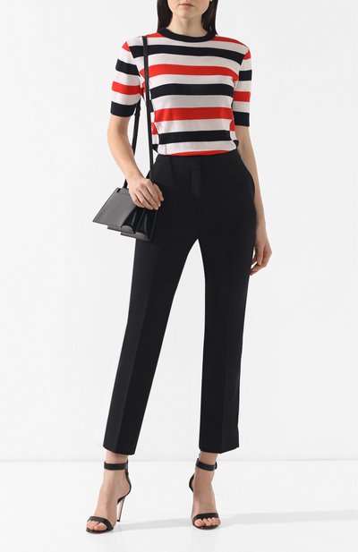 Шерстяной топ VICTORIA, VICTORIA BECKHAM, арт. KNTVV 119 PSS19 MERIN0 W00L / EMB, фото 2