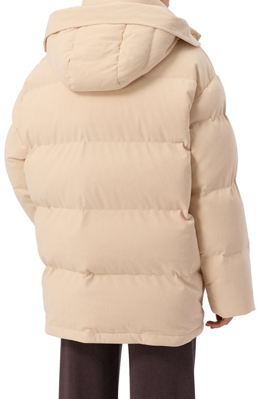 Вельветовый пуховик Addicted MD224-1 Бежевый  MD224-1 Фото 4