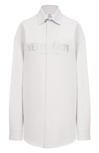Женская хлопковая рубашка VETEMENTS, арт. UE54JS180W/1200 JERSEY