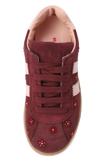 Замшевые кеды MARNI, арт. 82026/28-35, фото 4