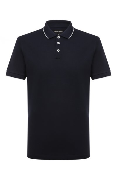 Мужское хлопковое поло GIORGIO ARMANI, арт. 3KSF75/SJMZZ
