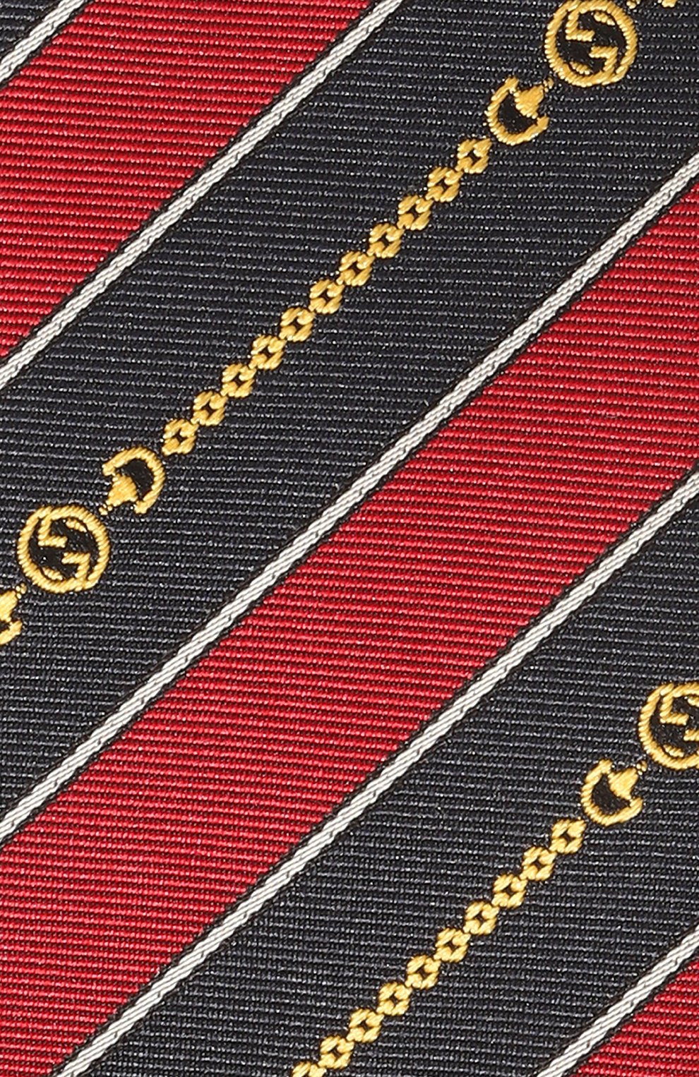 Шелковый галстук GUCCI, арт. 643929 4E002, фото 4